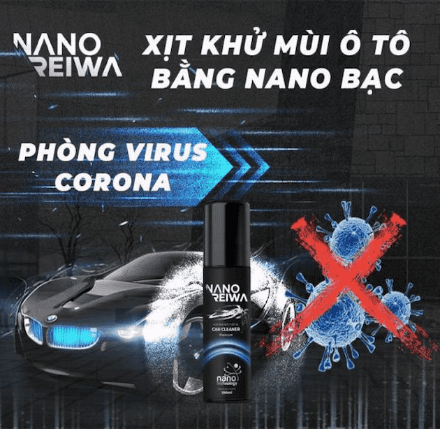 Xịt Nano Bạc diệt khuẩn nội thất